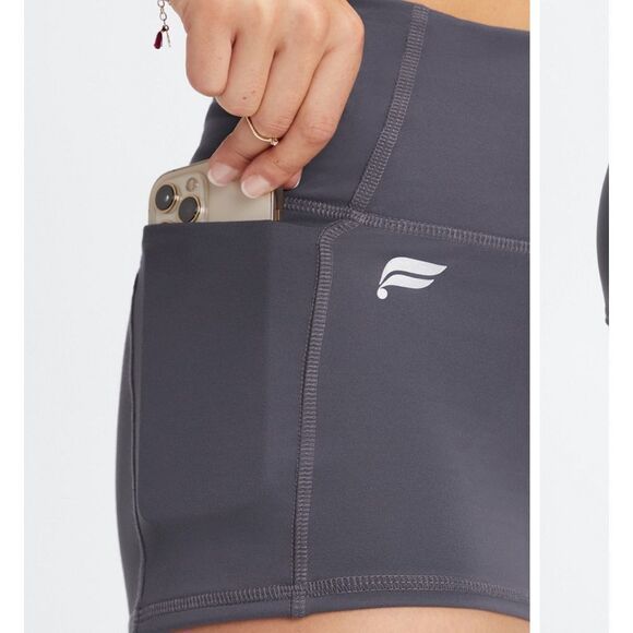 Fabletics Oasis PureLuxe High-Waisted 2'' Short 2X Pewt “NWT IN PACKAGING “ - Picture 3 of 7